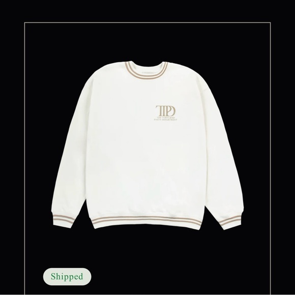 Brand new The Tortured Poeta Department Crewneck size S/M. - Picture 1 of 4